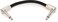 Ernie Ball Flat Ribbon Patch Cable 3in Black P06225