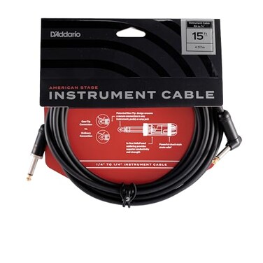 D'Addario Planet Waves PWAMSGRA15 American Stage Instrument Cable
