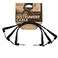 Planet Waves DAddario Guitar Cable Guitar Patch Cable Instrument Cable Guitar Accessories Classic Series Cable 05 Foot1524 MM Right Angle Dark Grey 3 Pack
