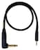 Mogami Gold BPSE TS24R Belt Pack Instrument Cable for Wireless Instrument Systems 14 TS Male Plug to 35mm Locking TRS Male Plug Right Angle to Straight Connectors 24 Inch