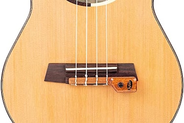 KNA UK2 Portable Piezo Ukulele Pickup Natural Uke Tone Lightweight Detachable Onboard Volume Control Passive NoBattery Design Easy NoMod Installation Handcrafted in Europe
