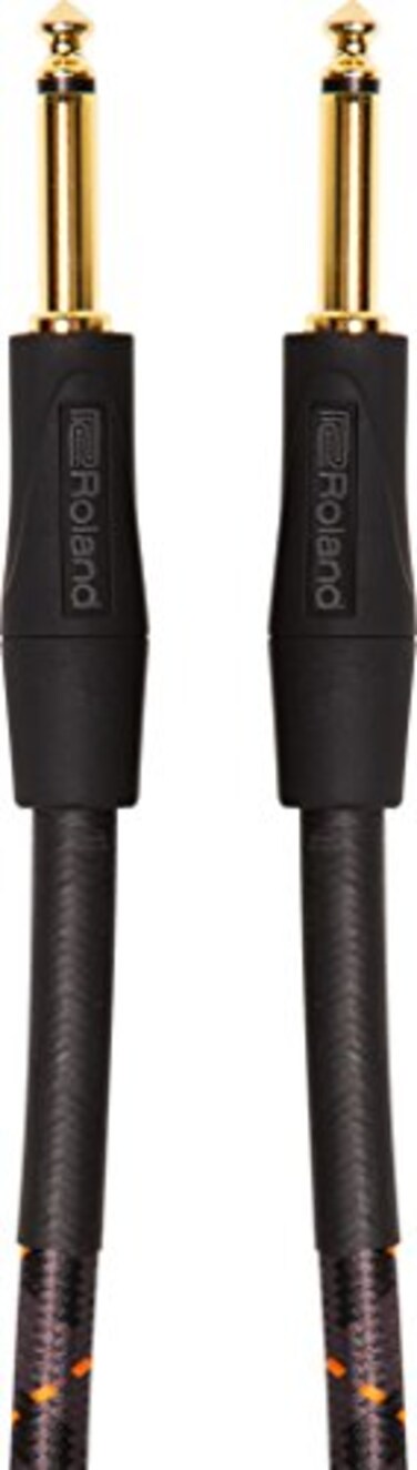 Roland Gold Series Instrument Cable StraightStraight 14Inch Jack 5Feet