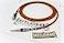 Rattlesnake Cable Company Rattlesnake Cable 10 Foot Standard Copper Guitar Instrument Cable Straight to Right Angle 14Inch Plugs