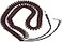 Fender Professional Series Tweed Coiled Instrument Cable Guitar Cable Guitar Accessories StraightAngle Red 30ft