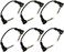 Hosa CFS606 Molded Rightangle to Same Guitar Patch Cable 6 Inches 6 pieces