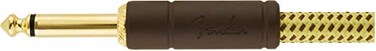 Fender Deluxe Series Instrument Cable Guitar Cable Guitar Accessories StraightStraight Tweed 25ft