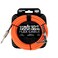 Ernie Ball Flex Instrument Cable StraightAngle 20ft Orange P06467