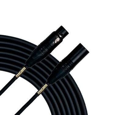 Mogami Gold Studio 50 XLR to XLR Quad Conductor Patch Cable 50 feet with Gold Contacts XLRMXLRF Connectors Pro Audio NoiseFree