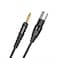 Planet Waves DAddario Accessories Microphone Cable XLR Microphone Cable XLR Female to 14 Inch Male Plugs Gold Plated Shielded for Noise Reduction Custom Series305 Meters 1 Pack