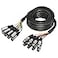 Behringer Multicore Cable 8way XLR Male to XLR Female 8 Channel Snake Cable 5 m 164 ft Gold Performance GMX500