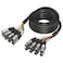 Behringer Multicore Cable 8way XLR Male to XLR Female 8 Channel Snake Cable 5 m 164 ft Gold Performance GMX500