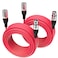 EBXYA XLR Cable 50ft 2 Packs Premium Balanced Microphone Cable with 3Pin XLR Male to Female Mic Speaker Cable Red