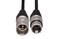 Hosa HXX003 REAN XLR3F to XLR3M Pro Balanced Interconnect Cable 3 Feet