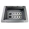 Elite Core FBL8 Recessed Floor 8 XLRF Duplex AC with Back Box