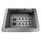 Elite Core FBL8 Recessed Floor 8 XLRF Duplex AC with Back Box