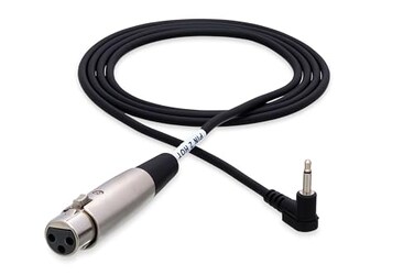 Hosa XVM305F 5 Feet RightAngle 18 Inches TS to XLR Female Cable