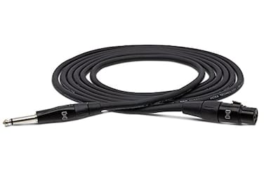 Hosa HMIC005HZ Pro Microphone Cable REAN XLR3F to 14 TS 5 Feet