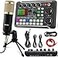 SINWE Podcast Equipment Bundle Condenser Microphone with Tripod Stand and Professional Audio Mixer for Studio Recording Vocals Voice Overs Streaming Broadcast and YouTube Videos