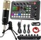SINWE Podcast Equipment Bundle Condenser Microphone with Tripod Stand and Professional Audio Mixer for Studio Recording Vocals Voice Overs Streaming Broadcast and YouTube Videos
