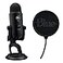Logitech G Logitech Blue Yeti Game Streaming Kit with Yeti USB Gaming Mic Blue VOCE Software Exclusive Streamlabs Themes Custom Pop Filter PCMacPS4PS5 Blackout