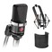 Neumann TLM102 Large Diaphragm Studio Condenser Microphone Black with Suspension Shockmount Pop Filter