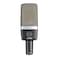 AKG Pro Audio C214 Studio Grade Professional Large Diaphragm Single Capsule Vocal and Instrument Condenser Microphone with Rugged Aluminum Carrying Case XLR Connector Gray with Gold