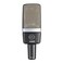 AKG Pro Audio C214 Studio Grade Professional Large Diaphragm Single Capsule Vocal and Instrument Condenser Microphone with Rugged Aluminum Carrying Case XLR Connector Gray with Gold