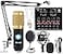 sktome Podcast Equipment Bundle BM800 Recording Studio Package with Voice Changer Live Sound Card Audio Interface for Laptop Computer Vlog Living Broadcast Live Streaming YouTube TikTok AM100V8