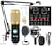 sktome Podcast Equipment Bundle BM800 Recording Studio Package with Voice Changer Live Sound Card Audio Interface for Laptop Computer Vlog Living Broadcast Live Streaming YouTube TikTok AM100V8