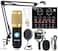 sktome Podcast Equipment Bundle BM800 Recording Studio Package with Voice Changer Live Sound Card Audio Interface for Laptop Computer Vlog Living Broadcast Live Streaming YouTube TikTok AM100V8