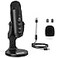 ZealSound Podcast Microphone for PC Noise Cancellation USB Mic with Gain Volume Adjustment Mute Button Monitoring Echo for YouTube TikTok Podcasting Streaming iPhone iPad Android Mac