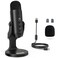 ZealSound Podcast Microphone for PC Noise Cancellation USB Mic with Gain Volume Adjustment Mute Button Monitoring Echo for YouTube TikTok Podcasting Streaming iPhone iPad Android Mac