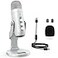 ZealSound Podcast Microphone for PC Noise Cancellation USB Mic with Gain Volume Adjustment Mute Button Monitoring Echo for YouTube TikTok Podcasting Streaming iPhone iPad AndroidSilver