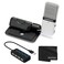 SAMSON Go Mic Portable Clipon USB Condenser Microphone Titanium USB 20 Hub with Individual LED lit Power Switches Cleaning Cloth Deluxe Bundle Great for Podcasting and Field Recording
