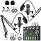 sktome Podcast Equipment Bundle for 2 V8s Voice Changer with BM800 Podcast Microphone Bundle Studio Condenser Microphone Perfect for Podcasting Recording Singing Streaming and Gaming