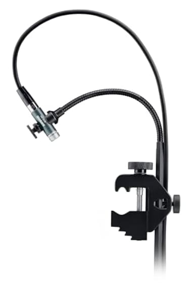 Shure BETA 98ADC Drum Microphone Miniature Cardioid Condenser Mic with RPM626 inLine Preamplifier A98D Drum Mount for Secure Placement and C98D 15 Cable Ideal for Snares Toms and Percussion