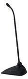 Shure Microflex MX418DS Supercardioid Condenser Microphone 18 Gooseneck Includes Desktop Base with 10 Cable Logic Functions Programmable Switch LED Indicator SnapFit Foam Windscreen