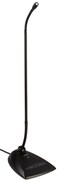 Shure Microflex MX418DS Supercardioid Condenser Microphone 18 Gooseneck Includes Desktop Base with 10 Cable Logic Functions Programmable Switch LED Indicator SnapFit Foam Windscreen