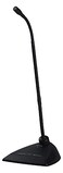 Shure Microflex MX418DS Supercardioid Condenser Microphone 18 Gooseneck Includes Desktop Base with 10 Cable Logic Functions Programmable Switch LED Indicator SnapFit Foam Windscreen