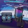 ZealSound USB Microphone for PC Mac iPhone Android Podcast Mic with Noise Cancellation Touch Mute RGB Light Volume Monitor Control for Streaming Gaming Podcasting ASMR TikTok Discord YouTube