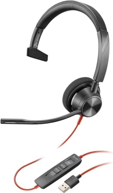 POLY Plantronics BLACKWIRE 3310 BW3310 USBA