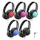 iClever Kids Headphones Bulk 5 Pack for Students K12 Teachers Durable PP Material 85dBA Safe Volume Multiple Folding Options Kids Wired Headphones for SchoolClassroomHomeTravel