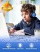 iClever Kids Headphones Bulk 5 Pack for Students K12 Teachers Durable PP Material 85dBA Safe Volume Multiple Folding Options Kids Wired Headphones for SchoolClassroomHomeTravel