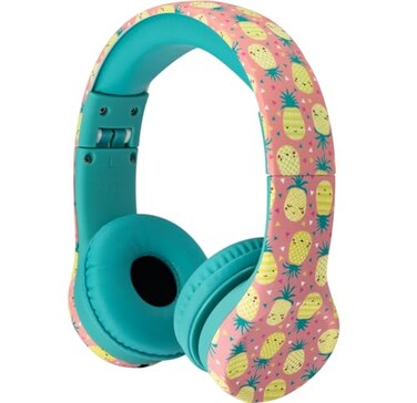 Snug Play Kids Headphones with Volume Limiting for Toddlers BoysGirls Pineapples