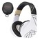 PowerLocus Bluetooth OverEar Headphones Wireless Stereo Foldable Headphones Wireless and Wired Headsets with Builtin Mic Micro SDTF FM for iPhoneSamsungiPadPC BlackWhite
