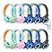 CN-Outlet CNOutlet 10 Pack Classroom Headphones Bulk for K12 School Kids Class Set Headphones for Students Teens Library Computer Testing Centers Mixed Color with Microphone
