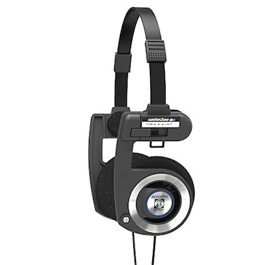 Koss Porta Pro Black OnEar Headphones Retro Style Collapsible Design Case Included Black