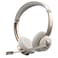 Vonztek Bluetooth Headset with Microphone Wireless Headphones with Noise Cancelling Mic 26hrs talktime On Ear Headphones with Mic Mute for MacLaptopZoomTeamsCall CenterOfficeHome Gold