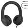 LilGadgets Connect Pro Wired Kids Headphones for School with Microphone Volume Limiting OverEar Headset with Cord SharePort Technology SoftTouch Padding Black