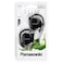 Panasonic Rphs46ek Slim Clip On Earphone Black